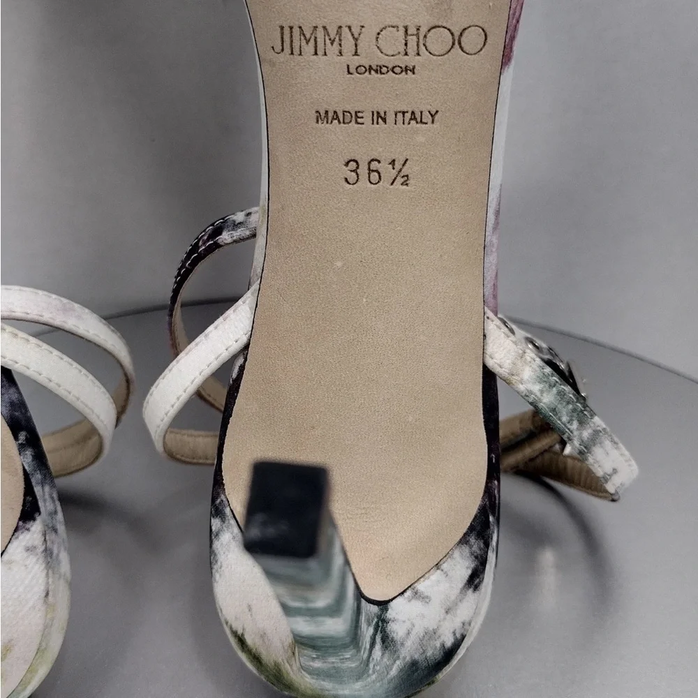 Jimmy Choo Multicolor Women's Sandals size 6.5 pre owned Exellent condition